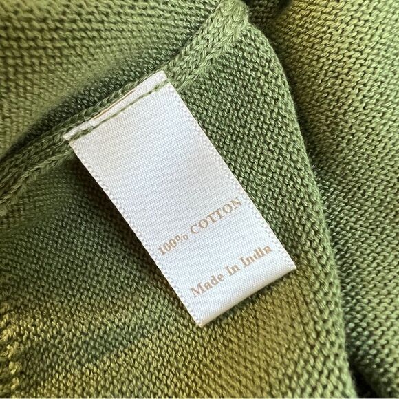 Christy Dawn Loungewear The Sonny X Sun Keep Sweater Olive Medium - Picture 6 of 6